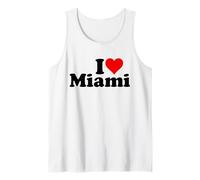 J'aime Heart Miami en Floride Débardeur