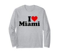 J'aime Heart Miami en Floride Manche Longue