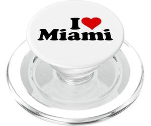 J'aime Heart Miami en Floride PopSockets PopGrip pour MagSafe