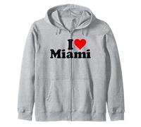 J'aime Heart Miami en Floride Sweat à Capuche
