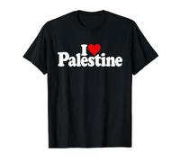J'aime Heart Palestine T-Shirt Graphique avec Valeur