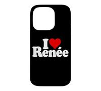 J'aime Heart Renee, Le NOM Renee sur Un T-Shirt Coque pour iPhone 14 Pro
