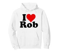 J'aime Heart Rob Robert Robby Sweat à Capuche