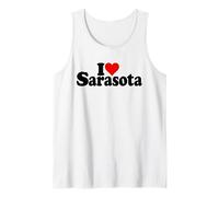 J'aime Heart Sarasota en Floride Débardeur