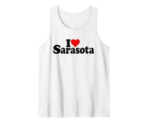 J'aime Heart Sarasota en Floride Débardeur