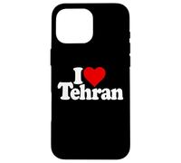 J'aime Heart TEHRAN City Iran Coque pour iPhone 16 Pro Max