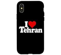 J'aime Heart TEHRAN City Iran Coque pour iPhone X/XS