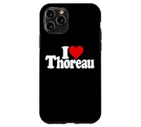 J'aime Heart Thoreau Henry David Thoreau Coque pour iPhone 11 Pro
