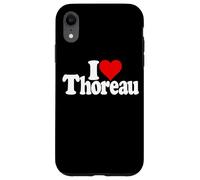 J'aime Heart Thoreau Henry David Thoreau Coque pour iPhone XR