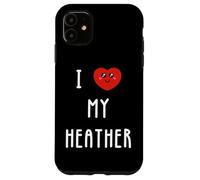 J'aime Heather Nom Drôle Coque pour iPhone 11