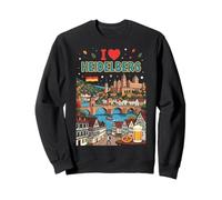 J'aime Heidelberg, Allemagne Sweatshirt