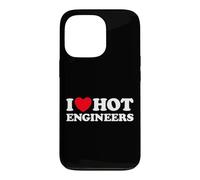 J'aime Hot Engineers, Un Travail Amusant en mathématiques, en mathématiques, en Construction et en Invention Coque pour iPhone 13 Pro