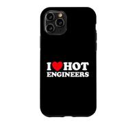 J'aime Hot Engineers, Un Travail Amusant en mathématiques, en mathématiques, en Construction et en Invention Coque pour iPhone 11 Pro
