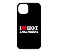 J'aime Hot Engineers, Un Travail Amusant en mathématiques, en mathématiques, en Construction et en Invention Coque pour iPhone 13