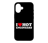 J'aime Hot Engineers, Un Travail Amusant en mathématiques, en mathématiques, en Construction et en Invention Coque pour iPhone 16
