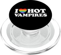 J'aime Hot Vampire Funny Vampiric Blood Book Gay Fan Pride PopSockets PopGrip pour MagSafe