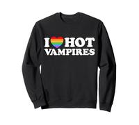 J'aime Hot Vampire Funny Vampiric Blood Book Gay Fan Pride Sweatshirt