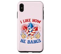 J'aime How He Bangs Fireworks 4 Juillet Couple de Femmes drôles Coque pour iPhone XS Max