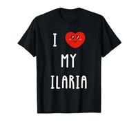 J'aime Ilaria Nom Drôle T-Shirt