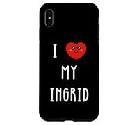 J'aime Ingrid Nom Drôle Coque pour iPhone XS Max