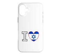 J'aime Israël Coque pour iPhone 16 Plus