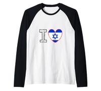 J'aime Israël Manche Raglan