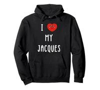 J'aime Jacques Nom Drôle Sweat à Capuche