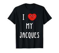 J'aime Jacques Nom Drôle T-Shirt
