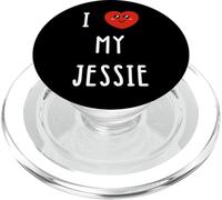 J'aime Jessie Nom Drôle PopSockets PopGrip pour MagSafe