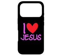 J'aime Jésus-Christ Name Men Guy BFF Heart God Bible Blessed Coque pour iPhone 17 Pro