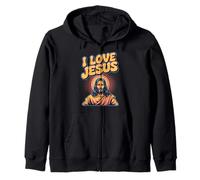 J'aime Jésus Dévotion religieuse Foi Sweat à Capuche