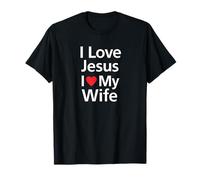 J'aime Jésus et J'aime la Foi chrétienne de ma Femme T-Shirt