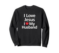 J'aime Jésus et J'aime Mon Mari, Foi chrétienne, Mariage Sweatshirt