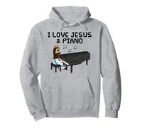 J'aime Jésus et Le Piano, pianiste d'église Sweat à Capuche