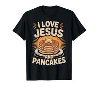 J'aime Jésus et Les crêpes T-Shirt