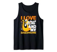 J'aime Jésus et Mon saxophoniste saxophoniste Débardeur