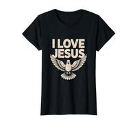 J'aime Jésus, Foi spirituelle, Colombe T-Shirt Graphique avec Valeur