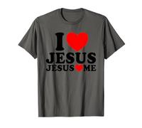 J'aime Jésus Jésus m'aime Foi chrétienne Église Jésus T-Shirt