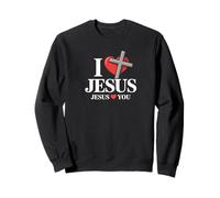 J'aime Jésus, la foi chrétienne, le design de Jésus t'aime Sweatshirt