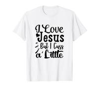 J'aime Jésus mais Je crie Une Foi chrétienne Un Peu drôle T-Shirt Graphique avec Valeur