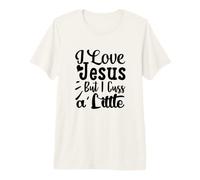 J'aime Jésus mais Je crie Une Foi chrétienne Un Peu drôle T-Shirt Haut de Gamme