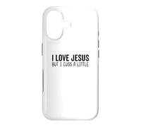 J'aime Jésus mais Je l'insulte Un Peu, la Bible du Dieu chrétien Coque pour iPhone 17