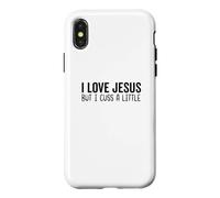 J'aime Jésus mais Je l'insulte Un Peu, la Bible du Dieu chrétien Coque pour iPhone X/XS