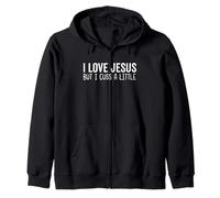 J'aime Jésus mais Je l'insulte Un Peu, la Bible du Dieu chrétien Sweat à Capuche