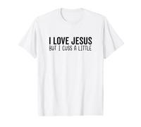 J'aime Jésus mais Je l'insulte Un Peu, la Bible du Dieu chrétien T-Shirt Graphique avec Valeur