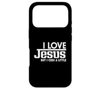 J'aime Jésus mais j'insulte Un Peu la Foi chrétienne Coque pour iPhone 17 Pro