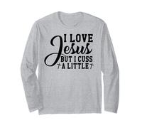 J'aime Jésus mais Moi, Le Christ, Dieu chrétien, Croise Les Hommes et Les Femmes Manche Longue