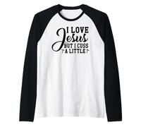 J'aime Jésus mais Moi, Le Christ, Dieu chrétien, Croise Les Hommes et Les Femmes Manche Raglan