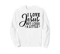 J'aime Jésus mais Moi, Le Christ, Dieu chrétien, Croise Les Hommes et Les Femmes Sweatshirt