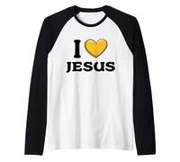 J'aime Jésus Manche Raglan